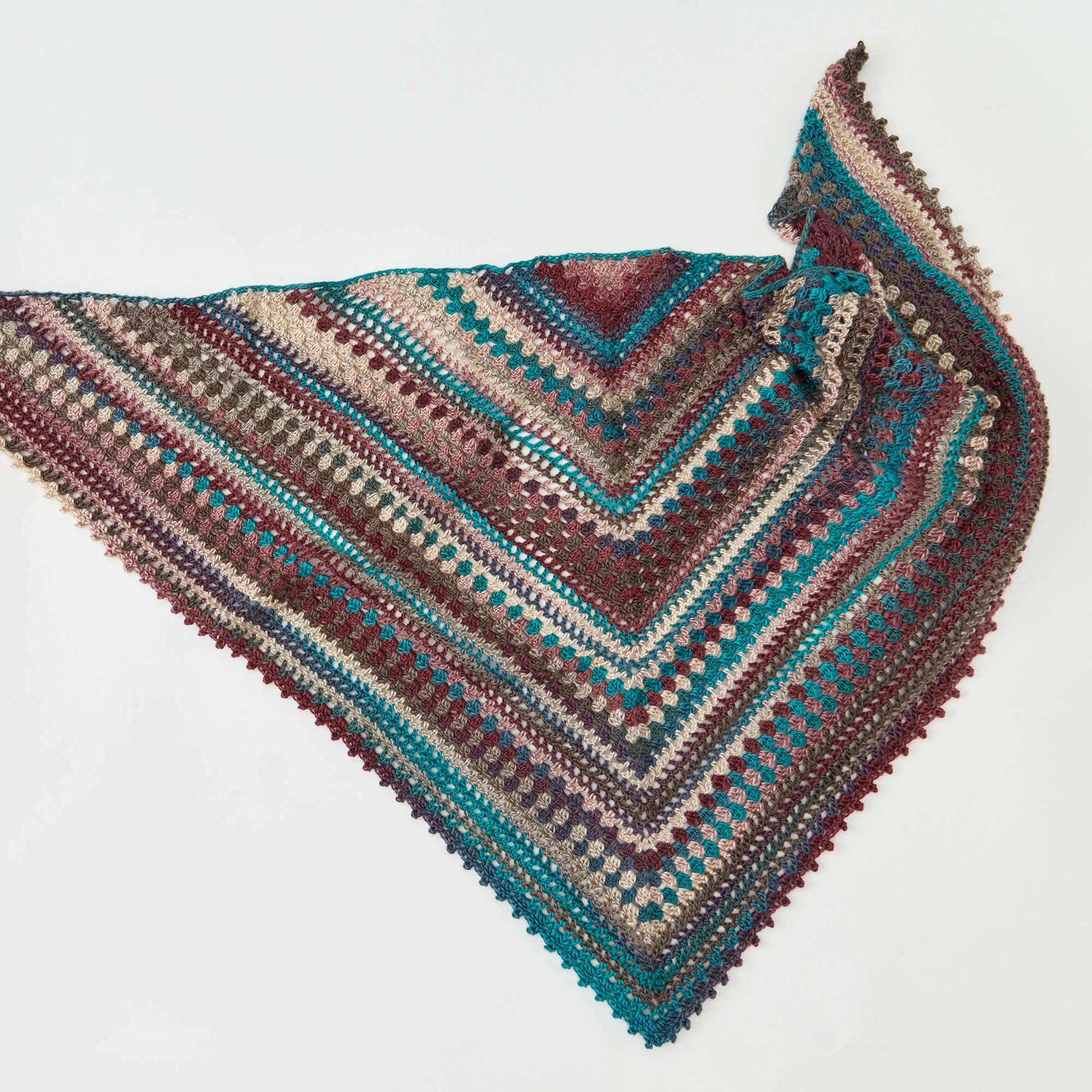 Red Heart Crochet Kaleidoscope Shawl