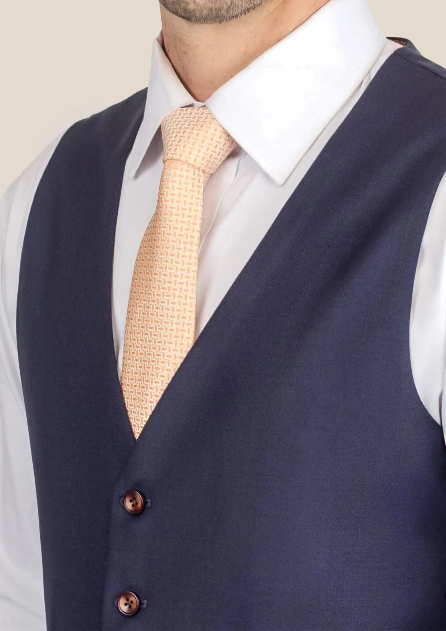 Stratos Blue Sharkskin Vest