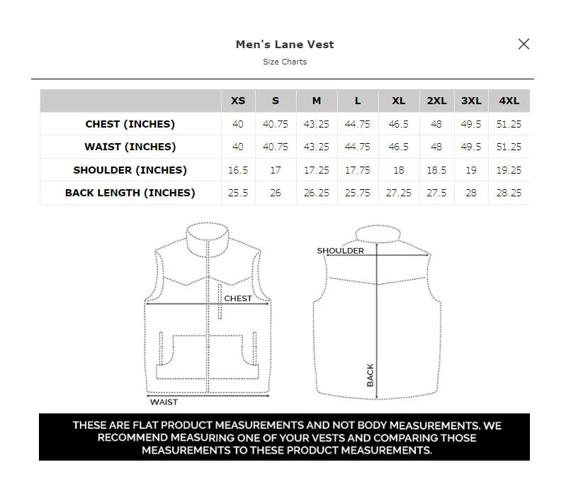 STS Ranchwear Mens Lane Black 100% Polyester Fleece Vest