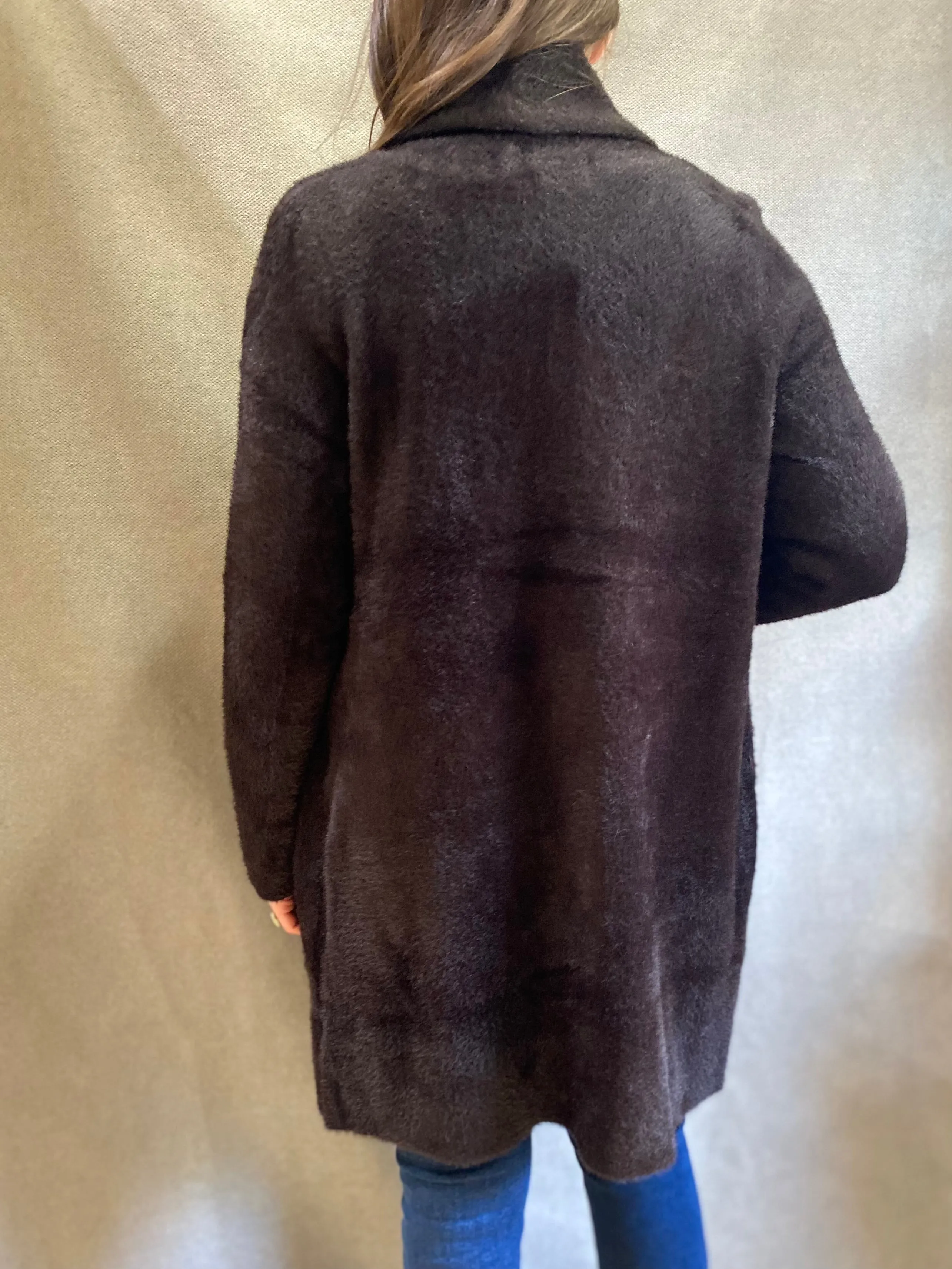 Sweater Coat in Mink | Liverpool