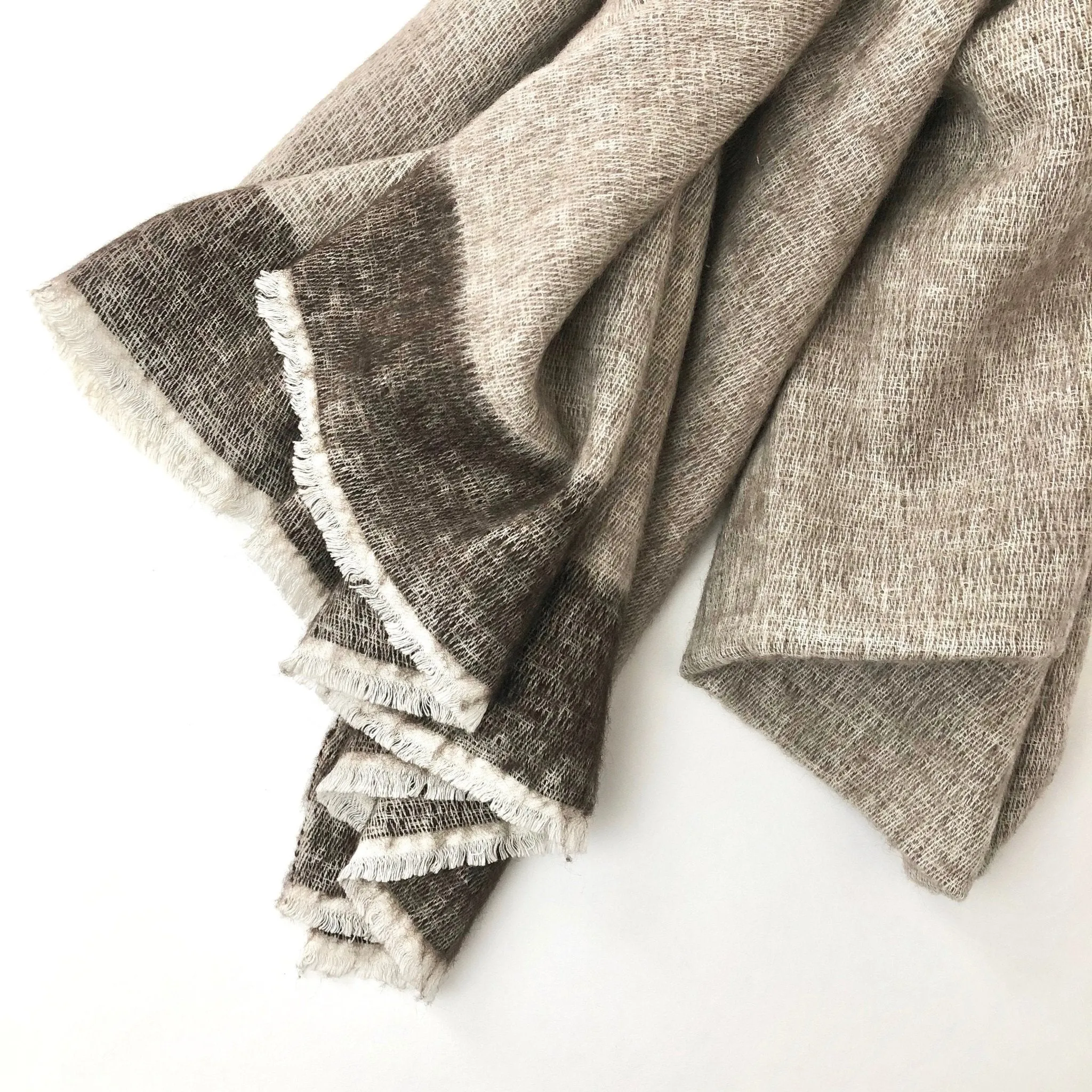 Tibetan Yak Wool Meditation Shawl