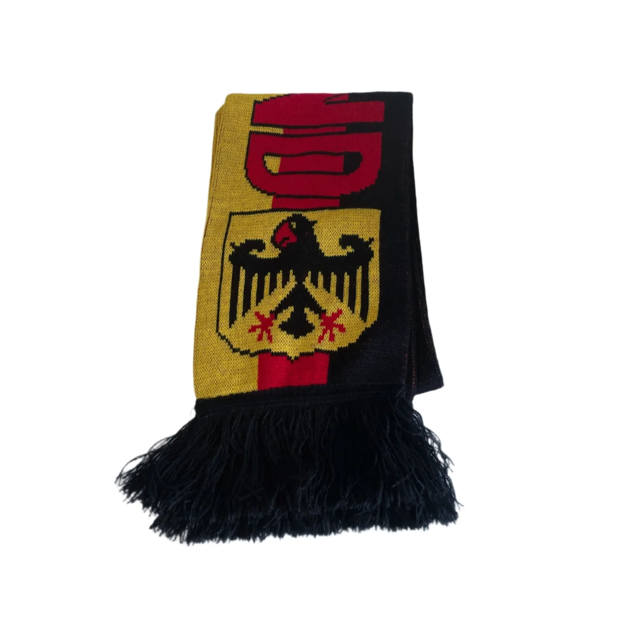 Vintage germany football fan embroidery scarf in multi colour|L52 W7|SKU 6419