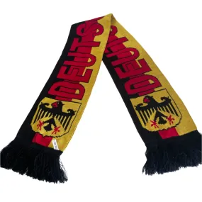 Vintage germany football fan embroidery scarf in multi colour|L52 W7|SKU 6419