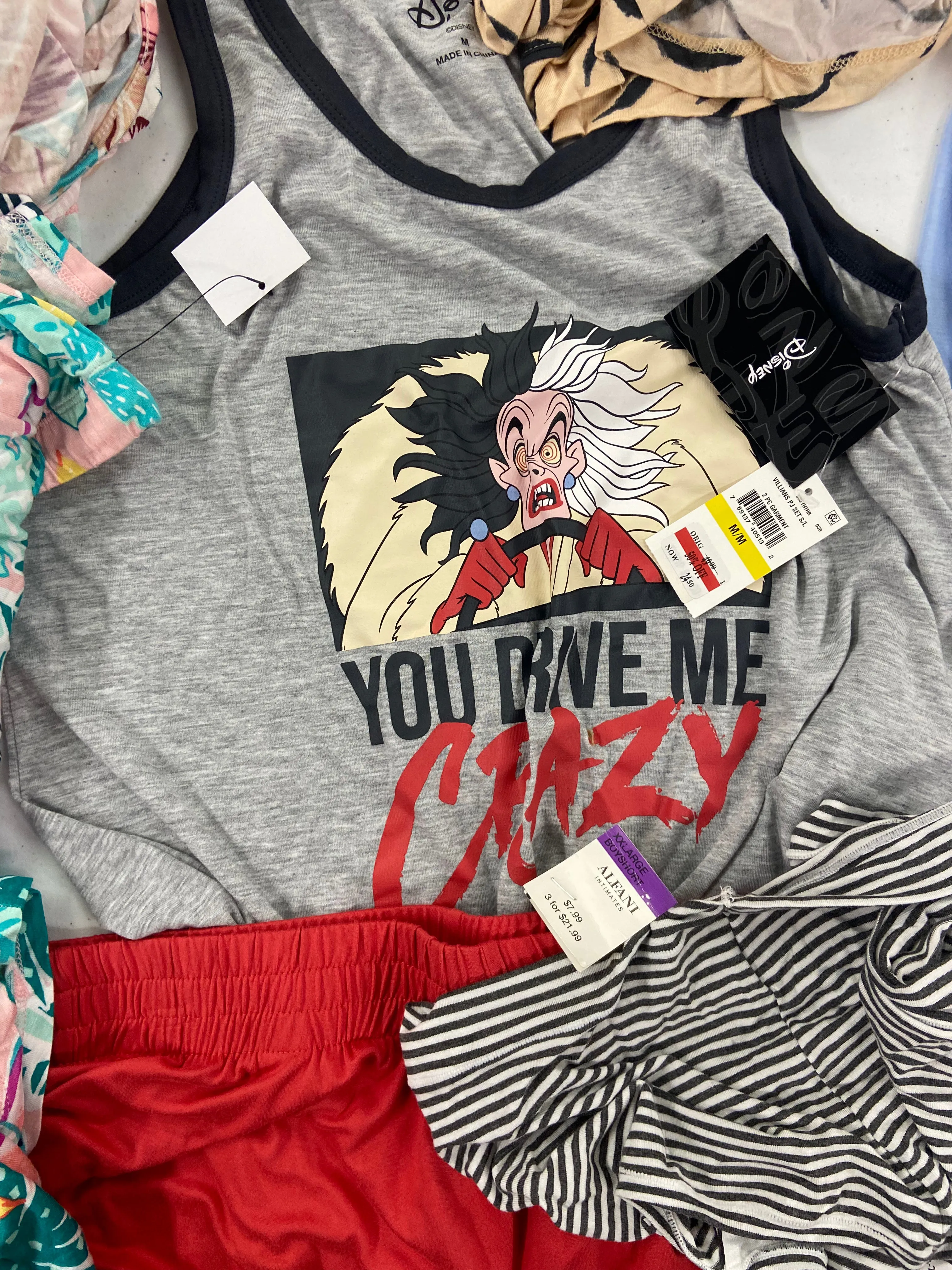 Women's SLEEPWEAR & Others, Wholesale Lot, Disney, Friends, MAIDENFORM, SKARLETT, CUDDL DUDS and more, 15 items, Shelf Pulls, MSRP $668