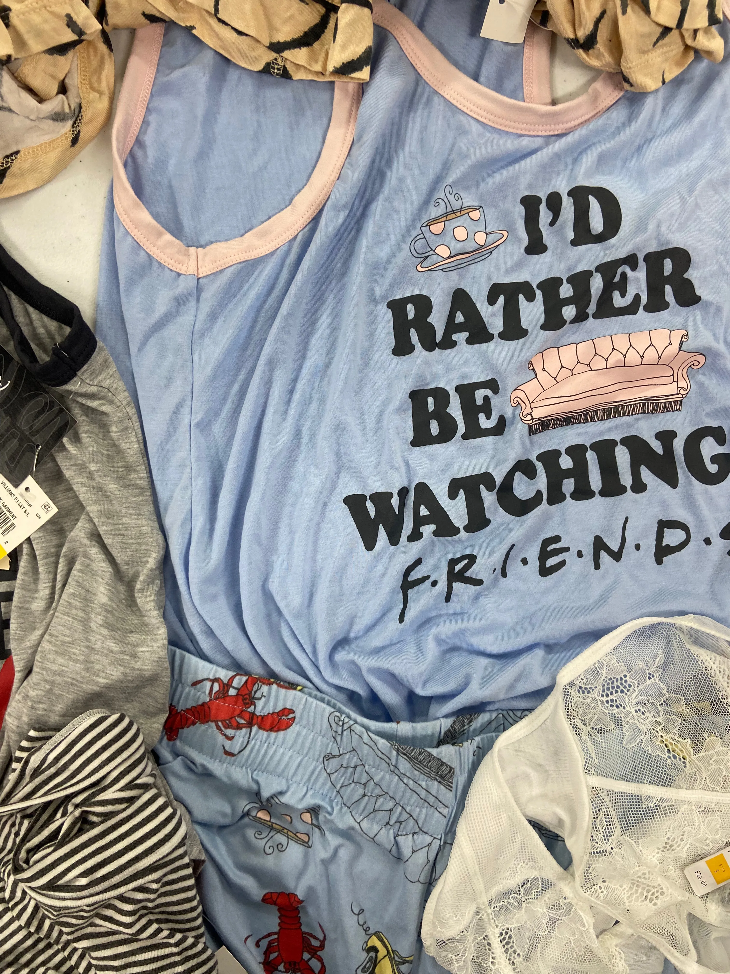 Women's SLEEPWEAR & Others, Wholesale Lot, Disney, Friends, MAIDENFORM, SKARLETT, CUDDL DUDS and more, 15 items, Shelf Pulls, MSRP $668